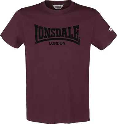 Image de T-shirt homme coupe régulière LL008 ONE TONE Oxblood/Black XL Lonsdale