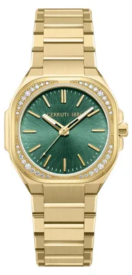 Obrázek produktu pro Cerruti 1881 Hodinky LEADRI Gold Green