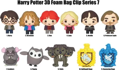 Produktbild von Harry Potter 3D PVC-Taschenanhänger Series 7 Display (24)