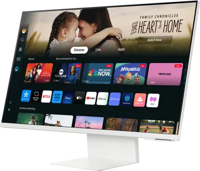Produktbild von Samsung S32DM801UU - M80D Series - LED-Monitor - Smart - 81.3 cm (32") - 3840 x 2160 4K @ 60 Hz - VA - 400 cd/m² - 3000:1 - HDR10, HDR10+ - 4 ms - HDMI, USB-C - Lautsprecher - Warm White
