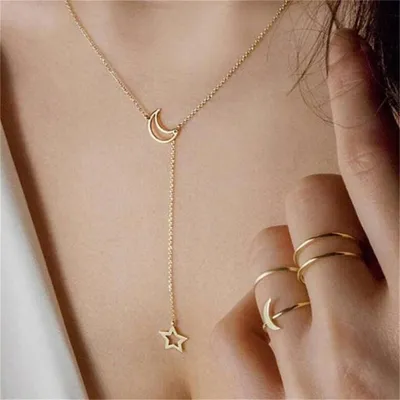 Produktbild von Celebrity Lange Boho Halskette Gold 51