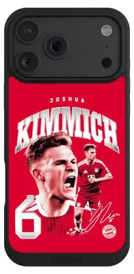Produktbild von NIVOCASE Handyhülle für Apple iPhone 18 Pro Max Hülle NIVOpure Case Schwarz FC Bayern München FCB Joshua Kimmich