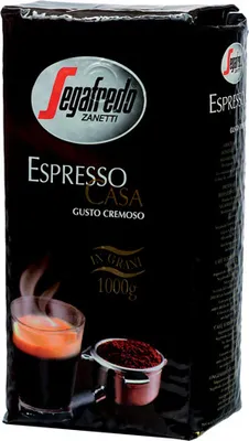 Obrázok produktu pre Segafredo Espresso Casa 1kg, 1 kg, Káva, Nepražené, Segafredo, CE, 1 kusov
