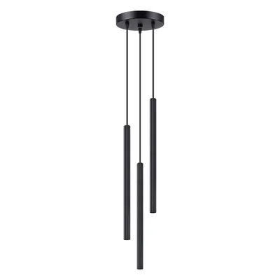 Zdjęcie produktu dla Lampa wisząca ARCHE czarna 3xG9x8W metal wym:120x20x20cm IP20 Sollux Lighting
