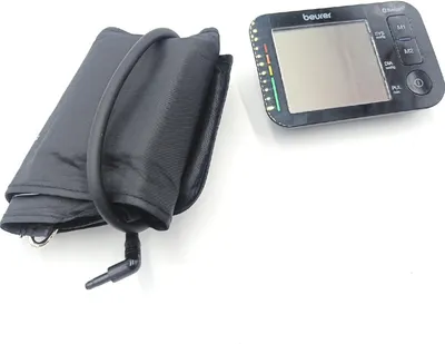 Produktbild von Beurer Blutdruckmessgerät XL Display Oberarm App-Anbindung Arrhythmie Manschette 22 44 cm Digital