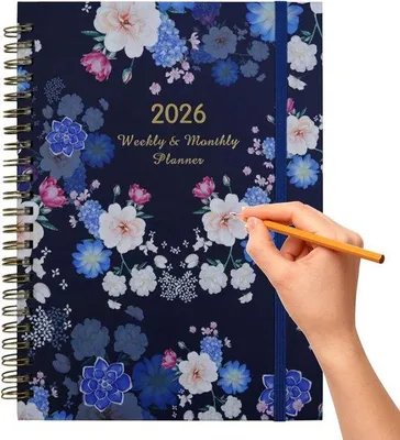 Productafbeelding van Draagbare agenda voor zakelijk gebruik, 2026. Geschikt voor gebruik in het bedrijfsleven, op school en thuis. Reisassistent met jaar-, maand- en weekagenda