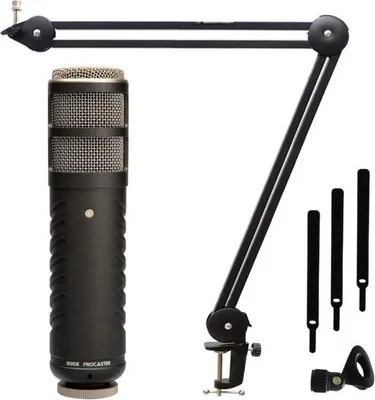 Produktbild von Rode Procaster Sprecher-Mikrofon mit MS138 Mikrofonarm