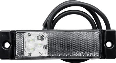Produktbild von Weiße LED-Umrissleuchte mit Reflektor Horpol