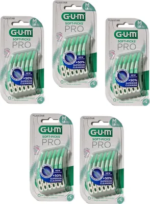 Produktbild von 5x GUM Soft-Picks Pro Medium 5x 30 Stück