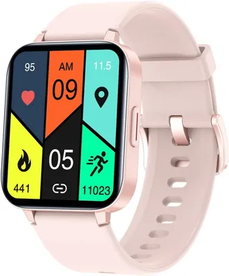 Produktbild von Smartwatch für Damen und Herren,1.69 Zoll HD-Touch Screen SpO2-Überwachung Pulsuhr Schlafmonitor Schrittzähler Uhr Multi Trainingsmodi Android IOS