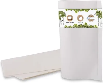 Produktbild von BIOZOYG Lebensmittelverpackungspapier fettabweisend 1000 Stück 43x35 cm