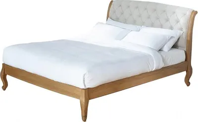 Produktbild von Bett 160x200 aus Eiche und Leinen