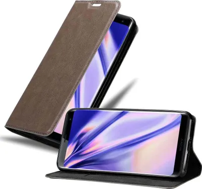 Obrázok produktu pre Cadorabo puzdro pre Sony Xperia XZ3 ochranné puzdro v hnedej farbe puzdro na mobilný telefón kryt magnetické zatváranie