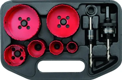 YATO Bimetall-Lochsägen-Set 8-teilig 22-73 mm Modell YT-3380