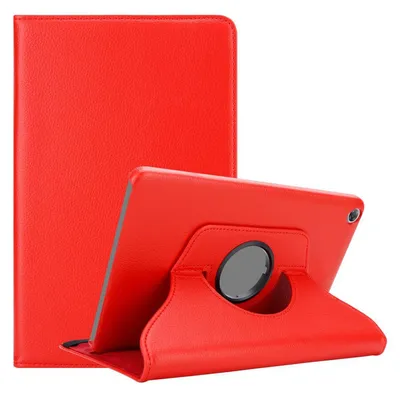 Produktbild von Cadorabo Hülle für Huawei MediaPad M5 8 (8.4 Zoll) Tablet Schutz Hülle in Rot Schutzhülle Etui Case Tasche Cover
