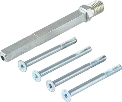 Produktbild von Wechselstiftset Vierkantstift 8/8,5 abgesetzt 110 mm, Stahl verzinkt