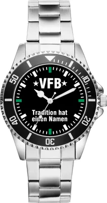 Produktbild von KIESENBERG Herrenuhr Armbanduhr VFB Tradition Geschenk Fan Artikel Zubehör Fanartikel Analog Quartz Uhr 2550
