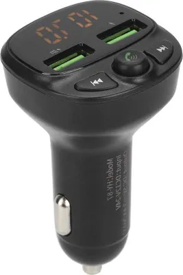 Zdjęcie produktu dla Samochodowy nadajnik FM z Bluetooth i podświetleniem LED – bezprzewodowy