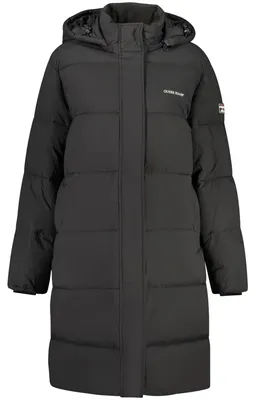 Produktbild von Damen Thermojacke Schwarz mit Kapuze und Taschen - Stylisch & Warm