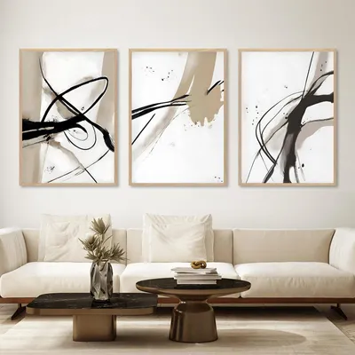 Image de Solidchoice - Décoration murale abstraite sur toile, 40x60 cm