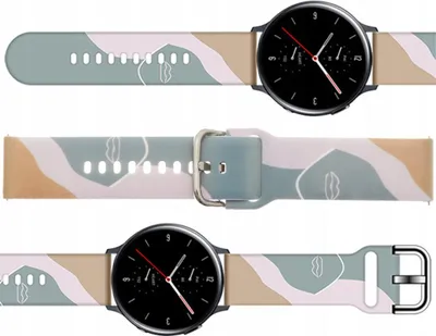 Image de Bracelet Moro pour Samsung Galaxy Watch 46Mm Bracelet de montre en silicone 17