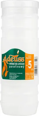Zdjęcie produktu dla Wkład parafinowy do zniczy 5 dni