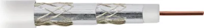 Produktbild von Transmedia - TV/SAT, Koaxial - 75 Ohm, 4-fach geschirmt Klasse A, 10m, weiß, ringverpackt; KHC204-10L