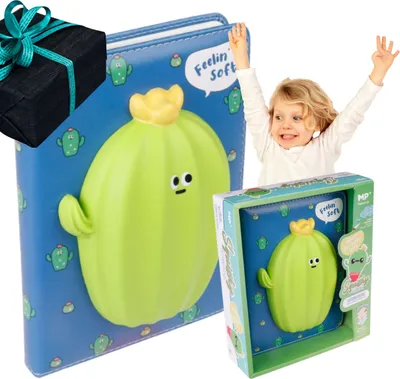 Produktbild von Notizbuch / Squishy Tagebuch - Kaktus
