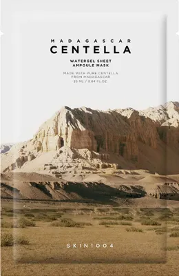 Zdjęcie produktu dla SKIN1004 Madagascar Centella Watergel Sheet Ampoule Mask 25 ml - Nawilżająca maseczka w płachcie