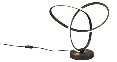 Obrázok produktu pre Stolná lampa LED, čierna, vypínač na kábli, H 28 cm