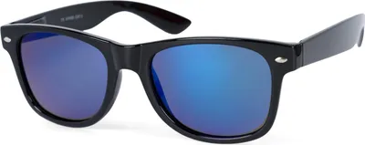Produktbild von styleBREAKER Uni Nerd Sonnenbrille mit Kunststoff Rahmen und Polarisierten Blendfreien Gläsern, Retro Style 09020132
