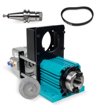 Obrázek produktu pro CNC vřeteno, poloautomatická výměna nástrojů, vrtání, s držákem motoru