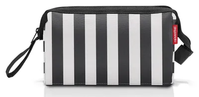 Produktbild von reisenthel travelcosmetic, Beautycase, Kulturtasche, Kulturbeutel, Kosmetiktasche, Summerstripes Black, 4 L, WC7086