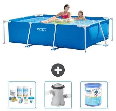 Zdjęcie produktu dla Prostokątny basen stelażowy - 220x150x60 cm - 4-elementowy - model S40001