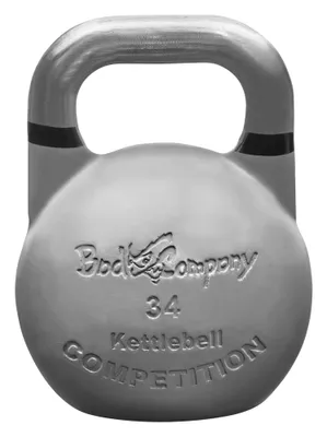 Produktbild von Competition Kettlebells Kugelhanteln aus Stahl : 34 kg (grau) Gewichtsklassen/Farbe: 34 kg (grau)