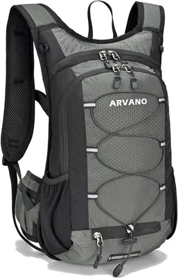 Productafbeelding van Fietsrugzak van lichtgewicht nylon met geïsoleerd vak, compact model voor wandelen, mountainbiken en skiën
