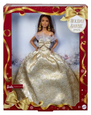 Zdjęcie produktu dla Lalka Barbie Signature Holiday 2025 Brunetka - Lalka Kolekcjonerska