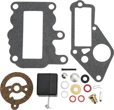 Immagine prodotto di 19 parti/set Kit di riparazione del carburatore 382048 Sostituzione per Johnson Evinrude 9 1/2 HP 1964-1973