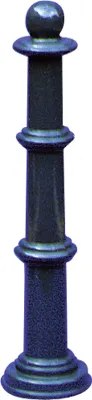 Produktbild von Alu-Minipoller, ortsfest, zum Einbetonieren, 460 mm Überflur ohne Ösen