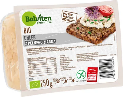 Produktbild von GLUTENFREIES -VOLLKORNBROT IN SCHEIBEN 250 g – BALVITEN