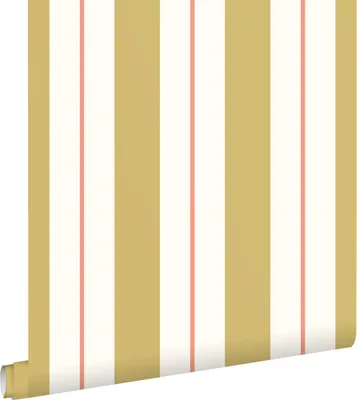Immagine prodotto di ESTAhome carta da parati strisce giallo ocra e arancione 50 x 900 cm