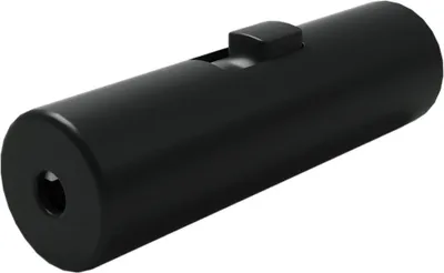 Immagine prodotto di Creative-Cables Interruttore unipolare a tirante cilindrico con morsetto di terra (Nero, Ø 25 mm, lunghezza 72,5 mm) – Compatibile con cavi 2x0,75 e 3x0,75 – Corpo in termoplastica