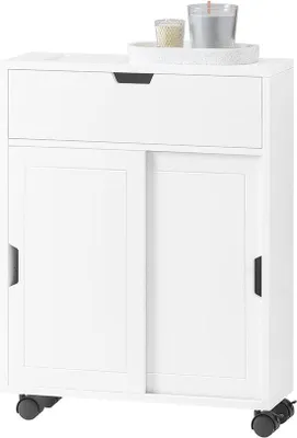 Immagine prodotto di Mobile da bagno con cassetti per carrello da bagno - Bianco 52x67x17cm