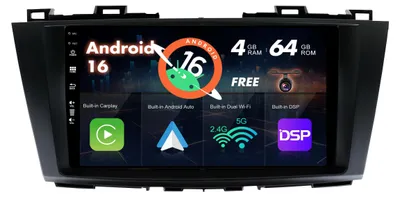Immagine prodotto di Autoradio Android 15 per Mazda 5 CW (2010-2015) - 2G + 64G - CarPlay/Android Auto wireless