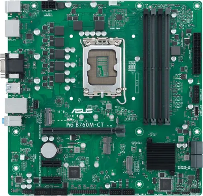 Produktbild von ASUS PRO B760M-CT-CSM LGA1700 mATX MB 4xDDR5 4xSATA 2xM.2
