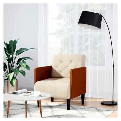 Produktbild von Sessel mit Armlehnen 55 cm aus Leinen