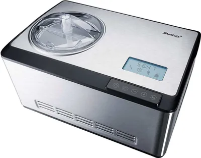 Produktbild von Eismaschine mit vollautomatischem und selbstkühlendem Kompressor, Inkl. Joghurt-Funktion, 3 Programme, 2,0 l Volumen, LCD-Display, Edelstahlgehäuse