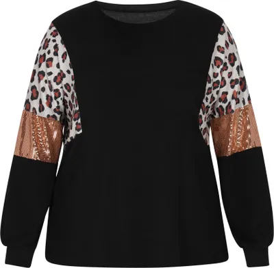 Zdjęcie produktu dla Bluzka damska NAEMI - czarny, XXXL