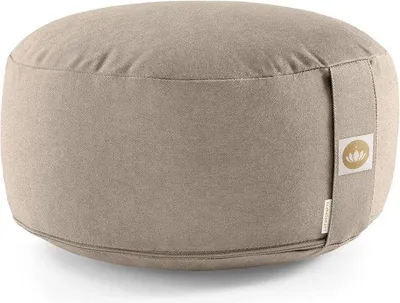 Produktbild von Famanu Yogakissen rund - komfortabel, waschbarer Bezug aus Baumwolle, Höhe 15 cm