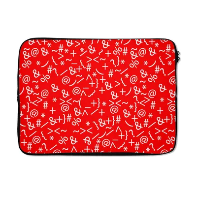 Produktbild von MuchoWow® Laptop Hülle 13 Zoll Mathematik - Zahlen - Muster Laptoptasche - Laptophülle - Sleeve - Rundumschutz